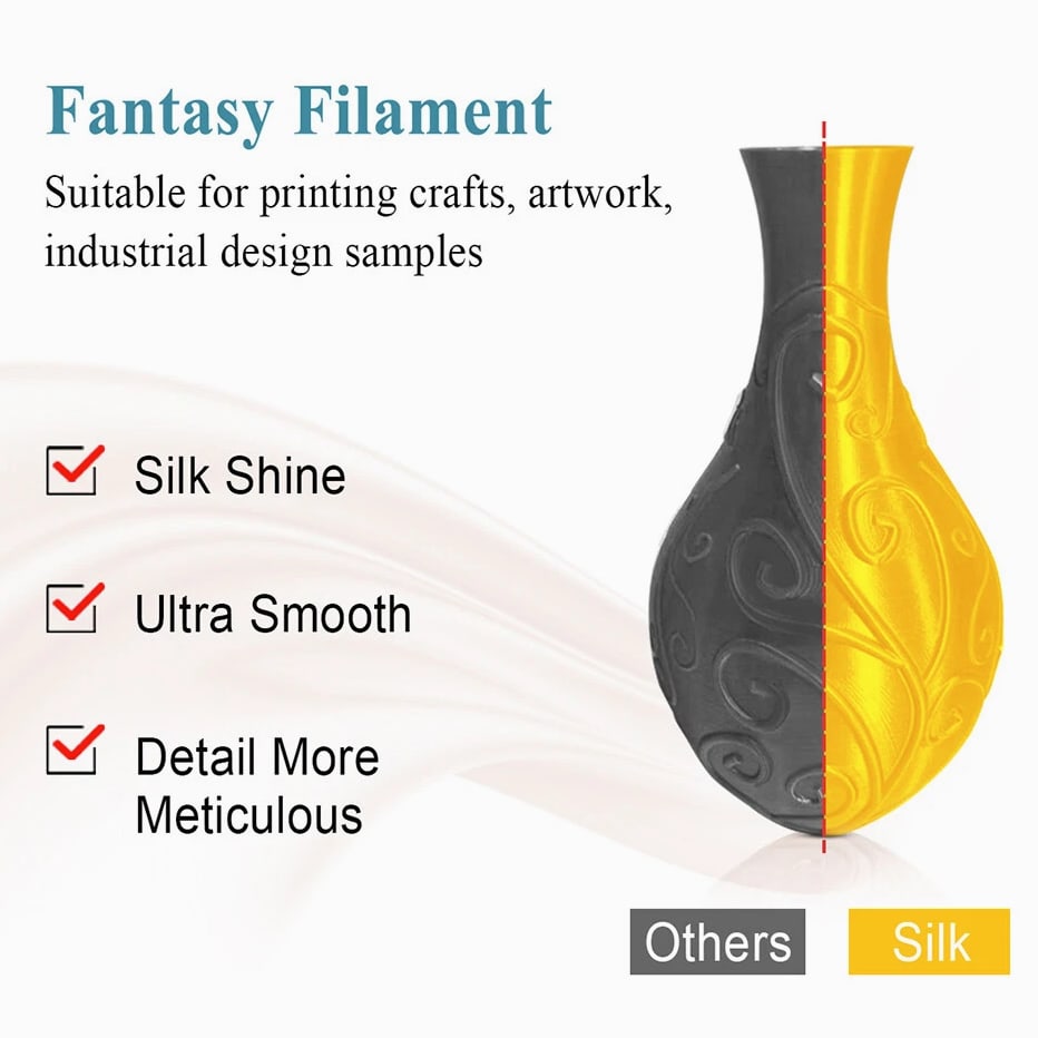 【BUY 10 PAY 6】JAYO 1.1KG 3D Material High Speed Matte PETG/SILK/PETG/PLA 1.75mm