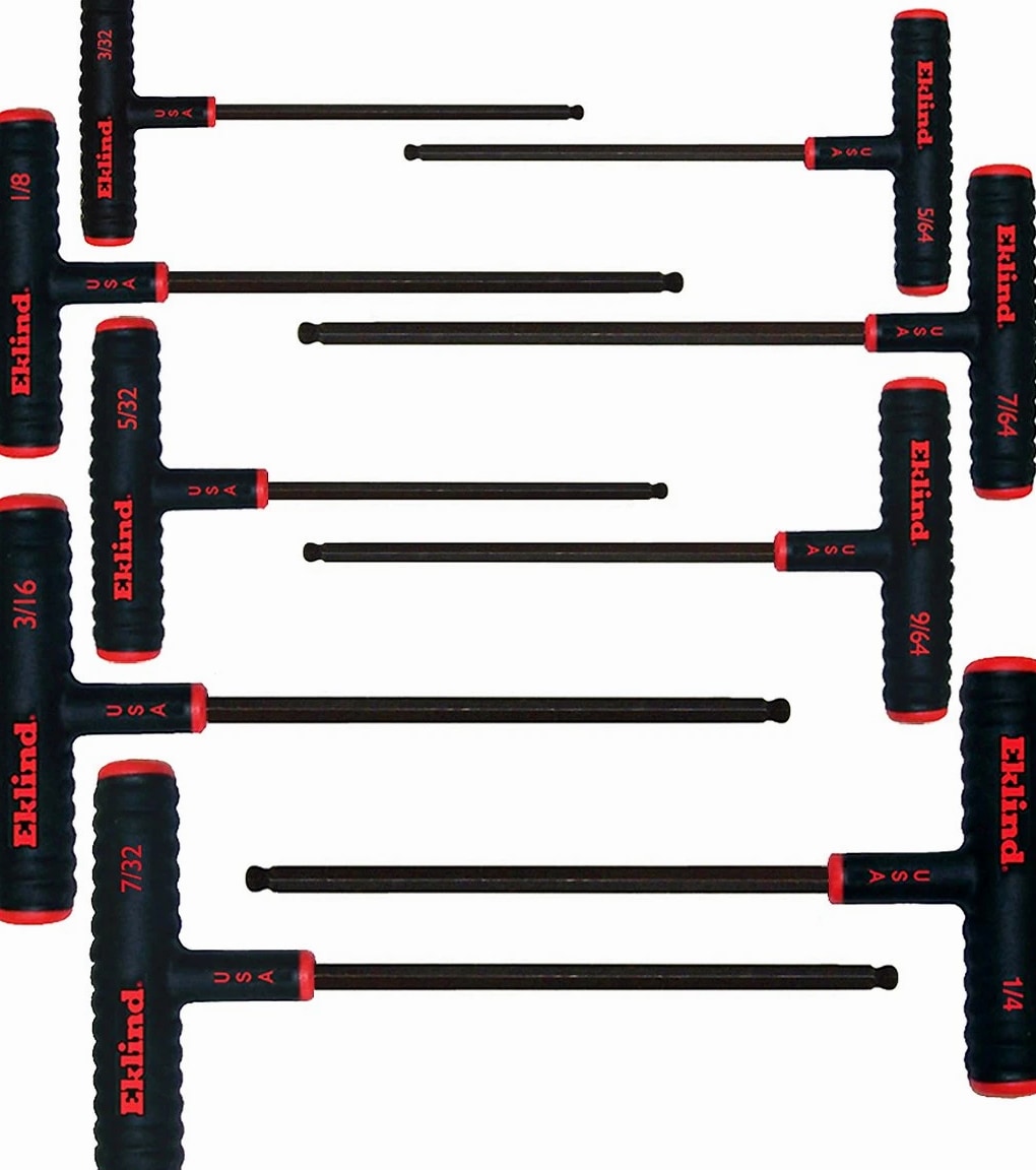 60809 Power-T Handle Ball-Hex Key Allen Wrench, 9 Piece Set