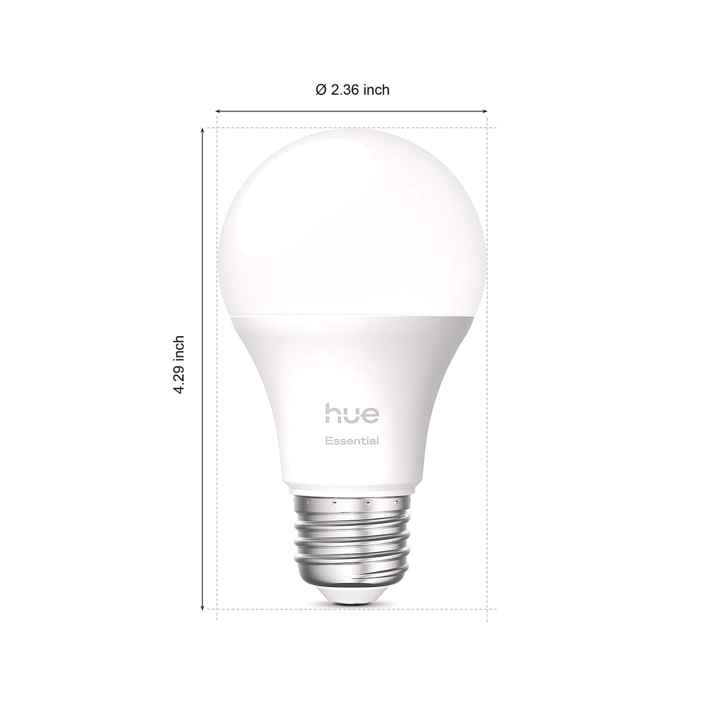 Philips Hue Essential A19 Smart LED Bulb, Color and White