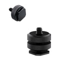 EszkozTA Camera Hot Shoe Mount to 1/4 Tripod Screw Adapter