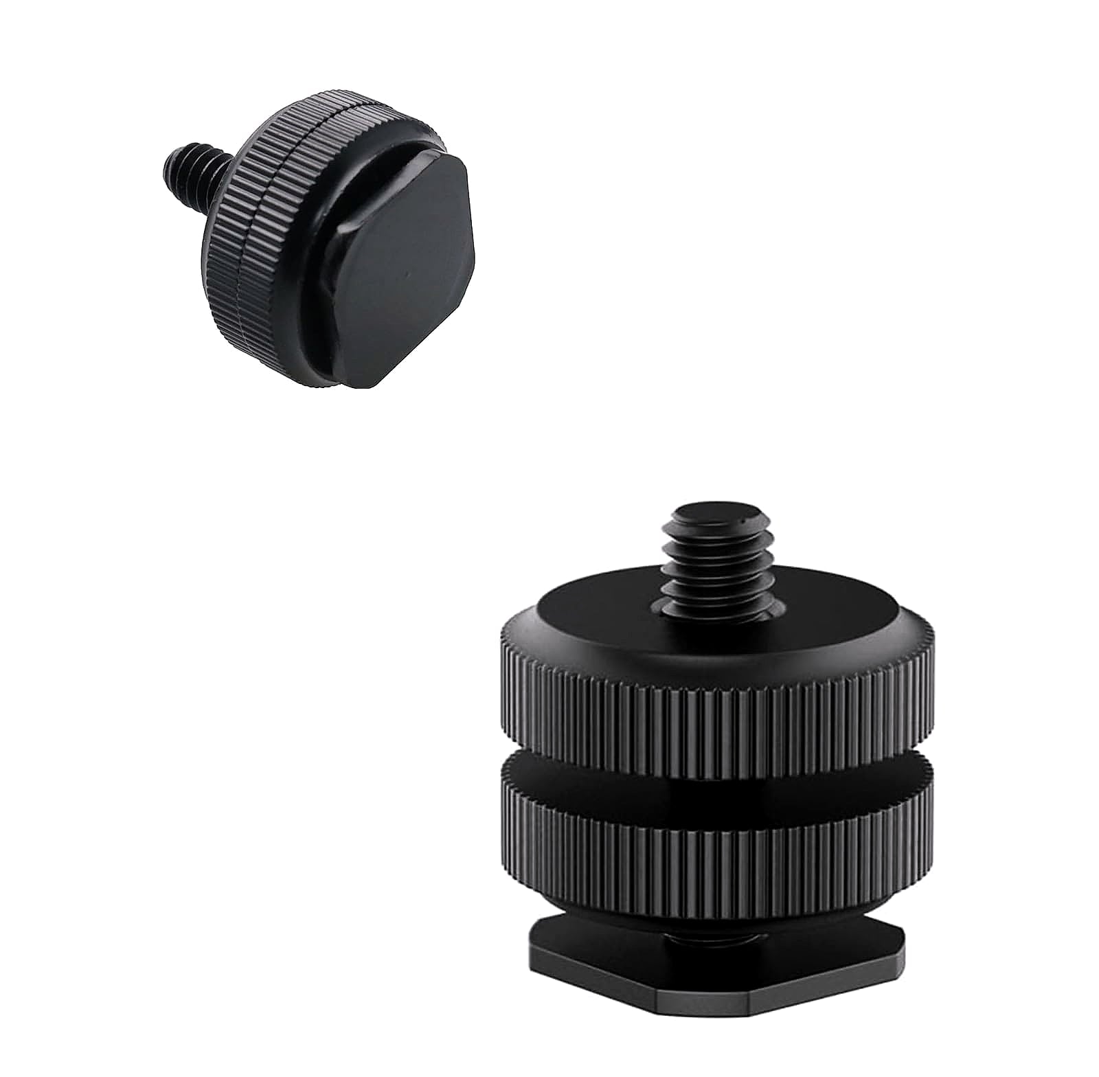 EszkozTA Camera Hot Shoe Mount to 1/4 Tripod Screw Adapter