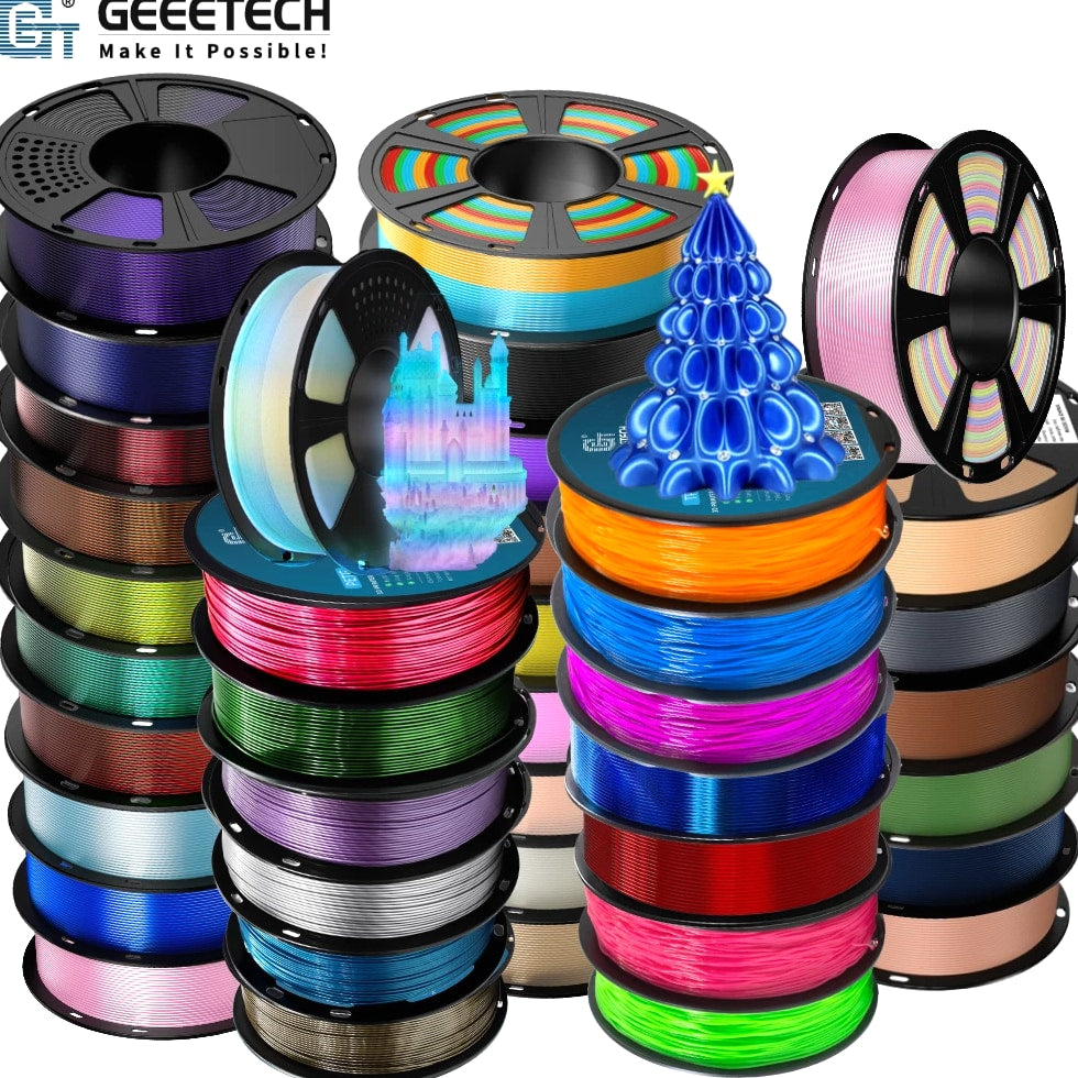 【Buy 5 Get 5 Free!Add 10】GEEETECH 3D Printer Filament 1KG PLA ABS+ PETG TPU ASA