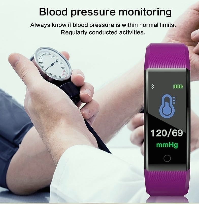 THE PERFECT PART Smart Watch Fitness Tracker Blood Pressure Heart Rate Monitor