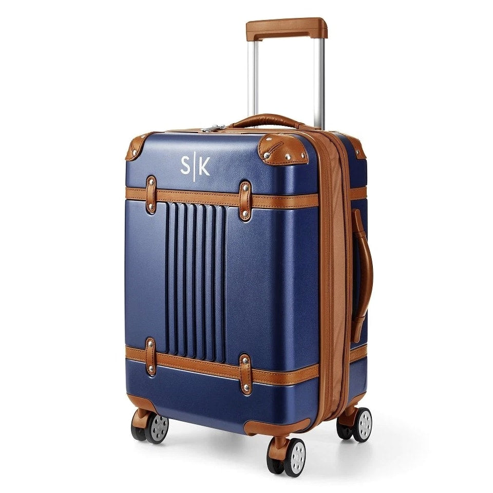 Mark & Graham Terminal 1 Expandable Carry-On Spinner Luggage Suitcase brand New