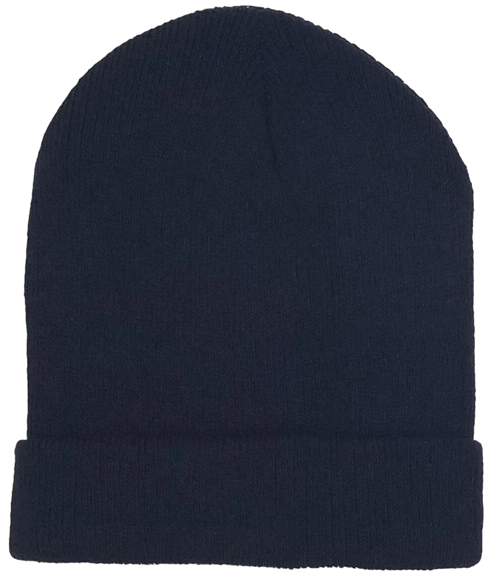 Bulk Winter Beanie Hats for Men Women,  Knit Cuffed Skull Cap Toque Toboggans