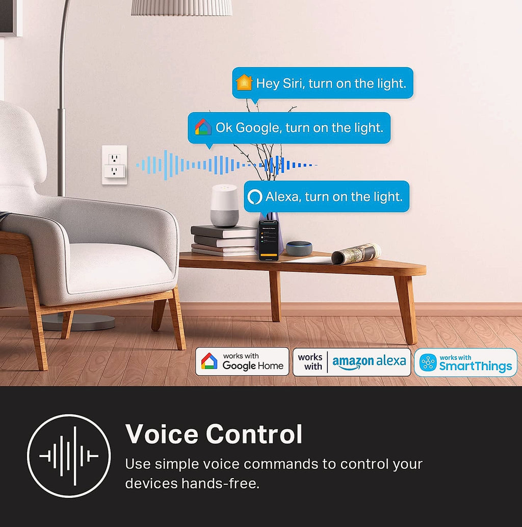 Kasa Smart Plug KP125M Matter Compatible Energy Monitor 2-Pack