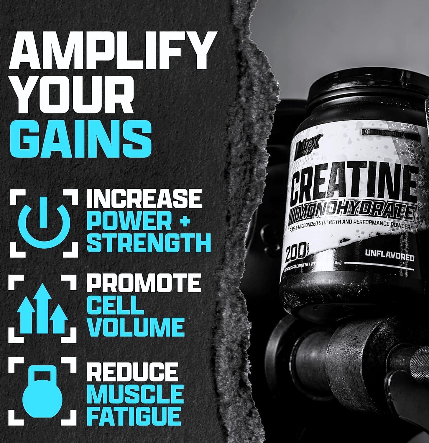 Nutrex Research Micronized Creatine Monohydrate 1kg Powder