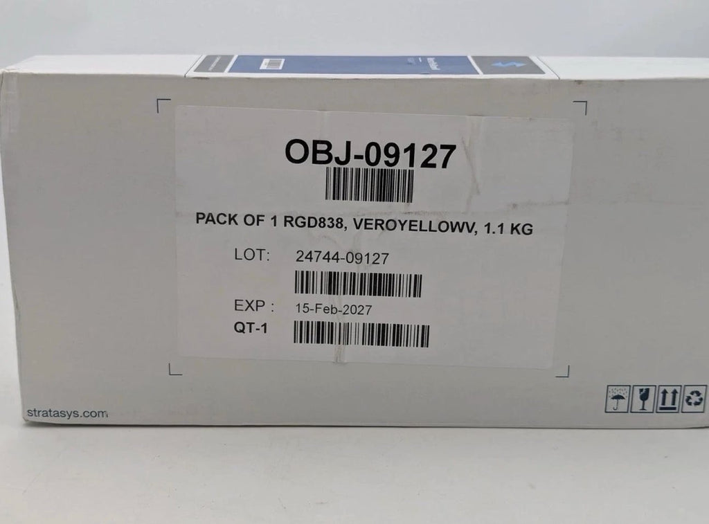 Stratasys RGD838 Veroyellow 1.1 KG For PolyJet 3D Printers (OBJ-09127) Yellow