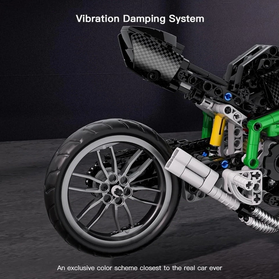 Motorcycle Building Kit 23002 - DIY Model Bike Toys for Kids & Adults 14+, 639 pcs