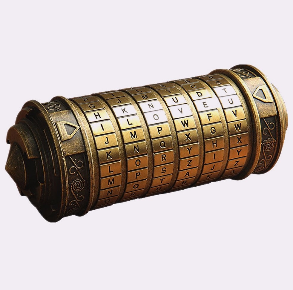 MUCHENGGIFT Da Vinci Code Mini Cryptex Puzzle Box