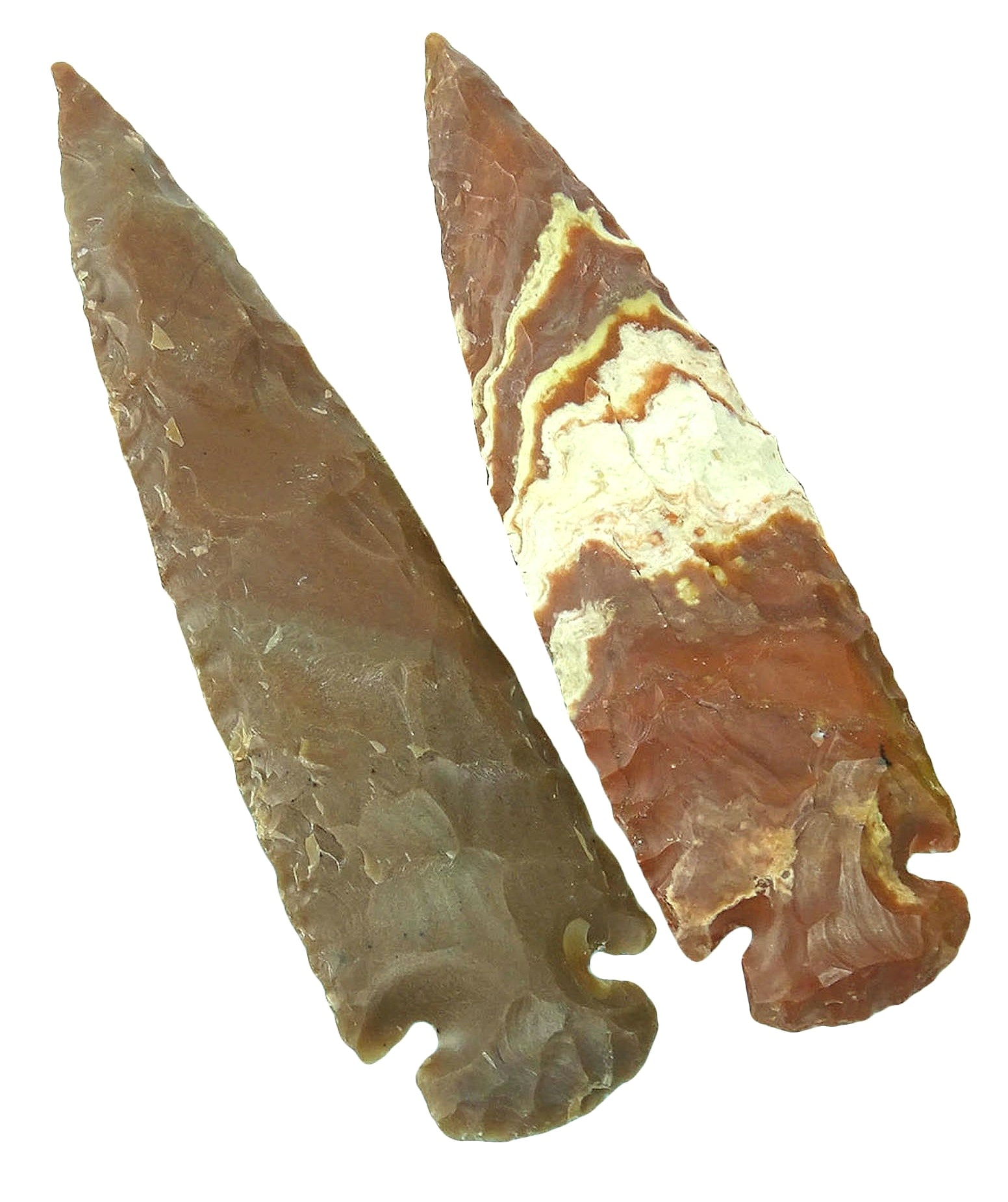 HARMONIZE Agate Arrowhead Set of 2 for Healing and Meditation