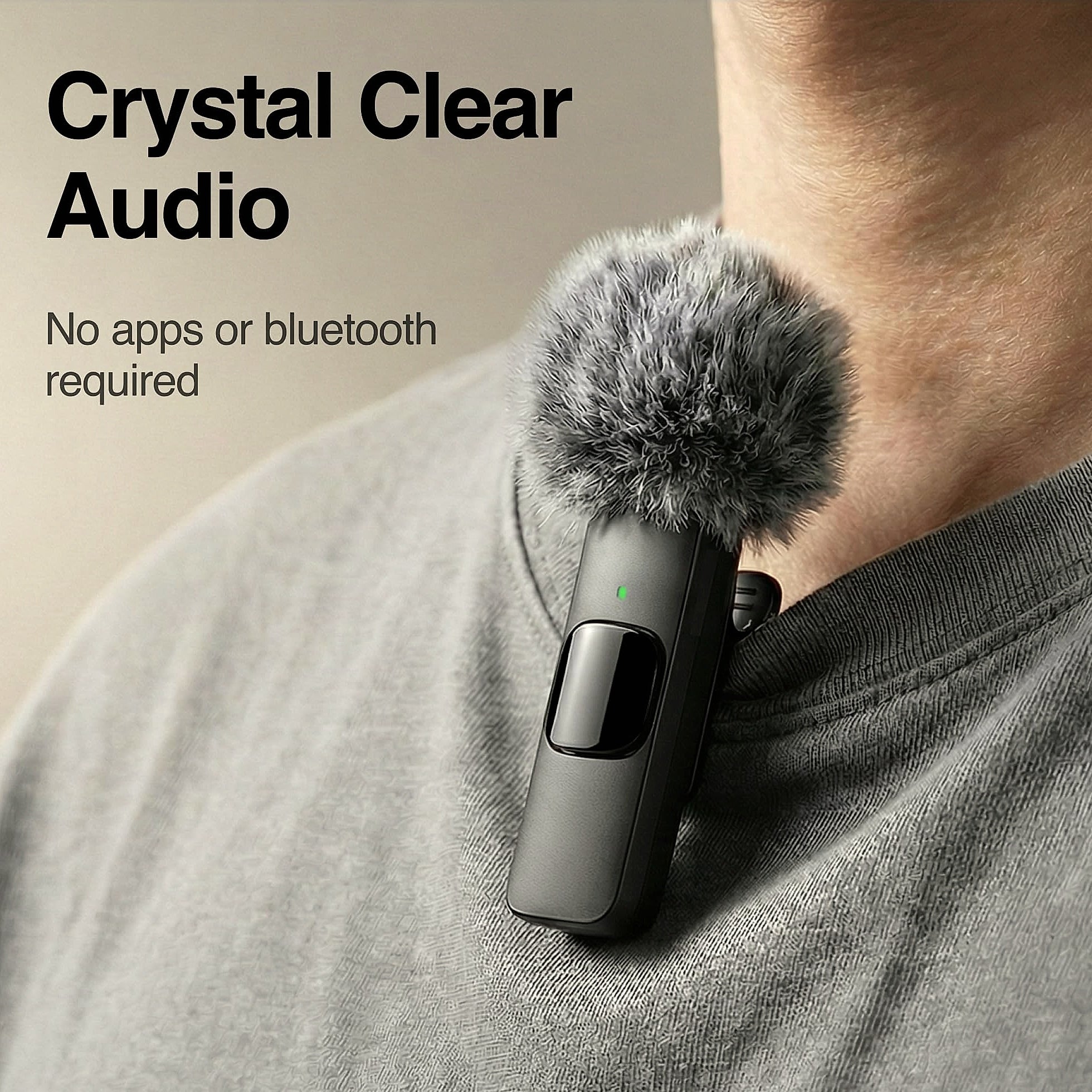 Mini Mic Pro Wireless Lavalier Microphone 2-Pack