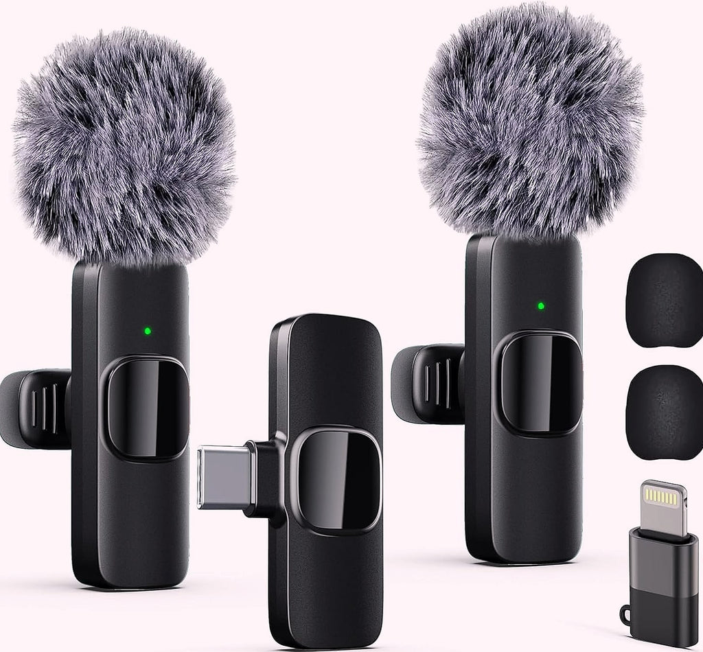 Labstandard Wireless Lavalier Microphone for iPhone and USB-C