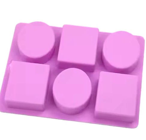 6 Cavity Silicone 3D Leaf Pattern Soap Mold Soap Making Supplies