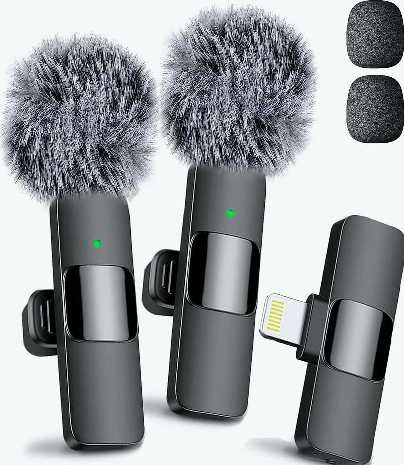 Mini Mic Pro Wireless Lavalier Microphone 2-Pack