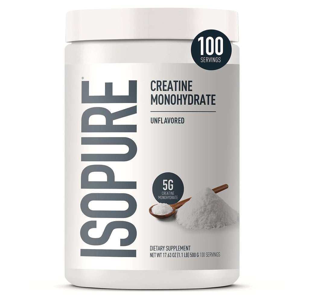 Isopure 100% Pure Creatine Monohydrate Powder, 5g Per Serving