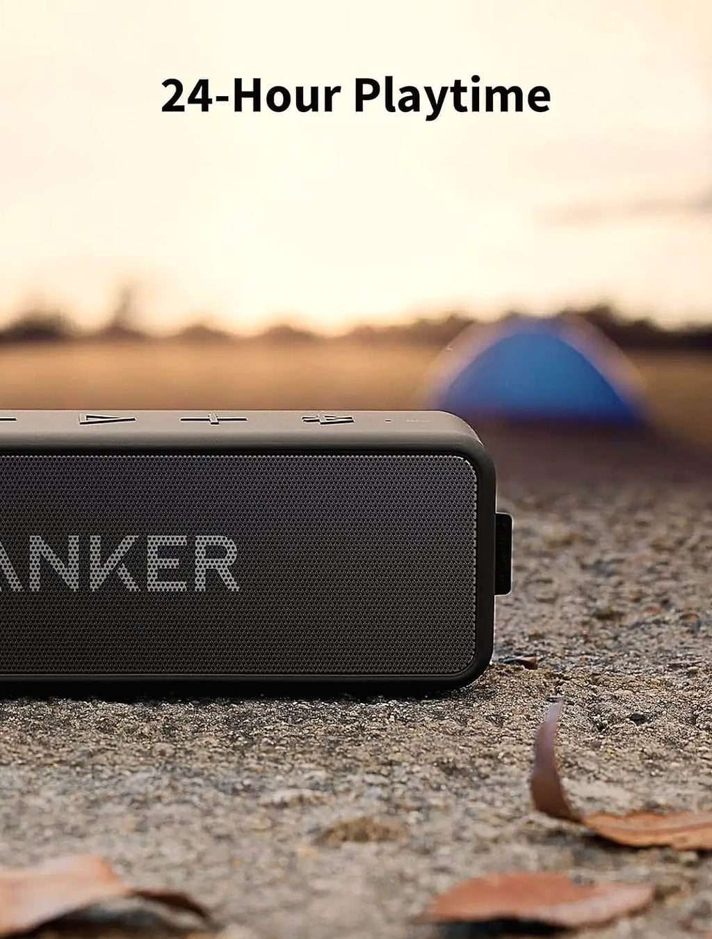 Anker Soundcore 2 Portable Bluetooth Speaker, 24hr Battery