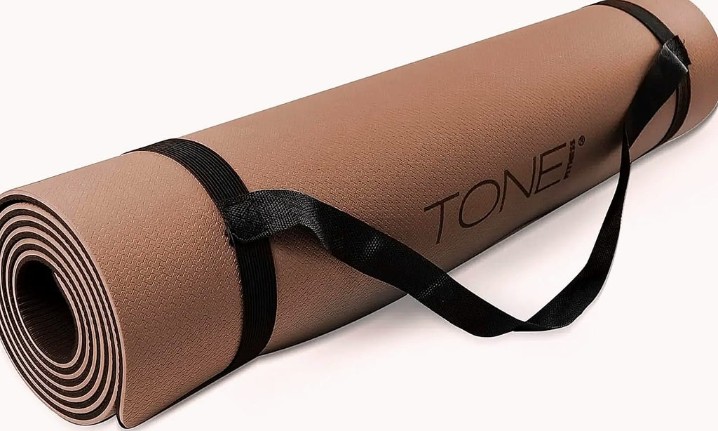 Non-Slip Yoga Mat 1/4 Inch Thick Exercise and Pilates Mat