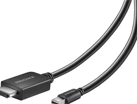 Insignia 6' Mini DisplayPort-to-HDMI Cable For iMac Macbook Surface pro laptop