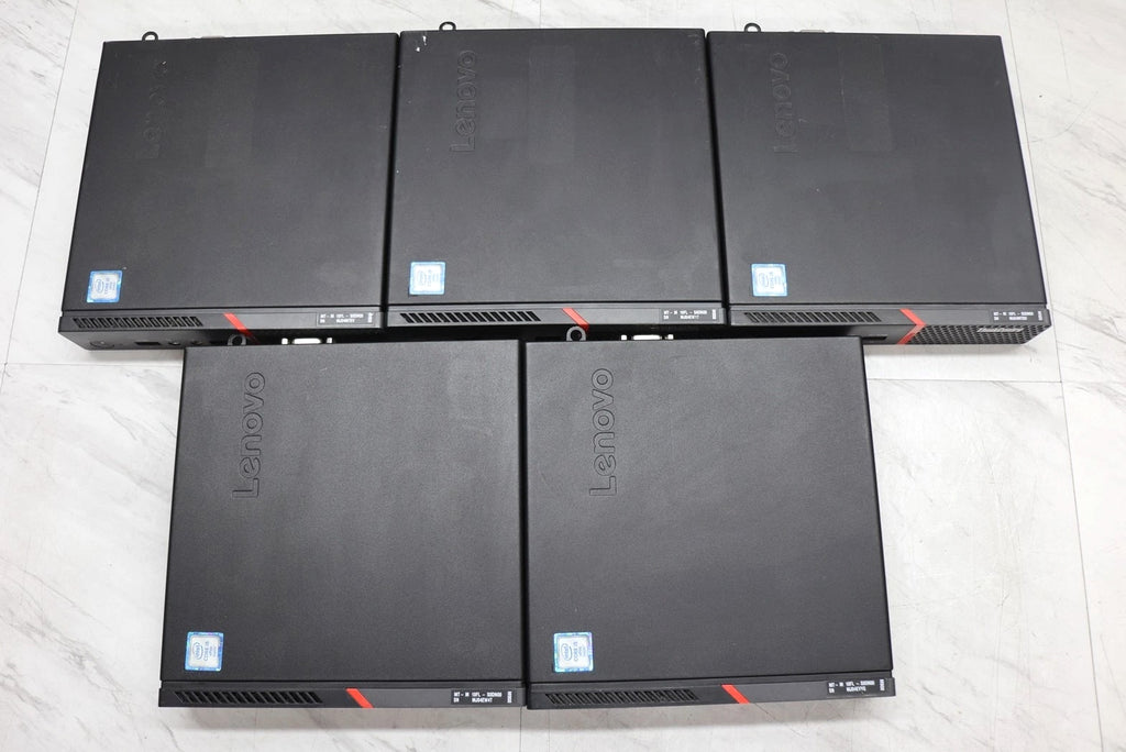 5 LOT Lenovo ThinkCentre M900 Mini PC Computer i5-6500T 2.50GHz 8GB with Power Adapter