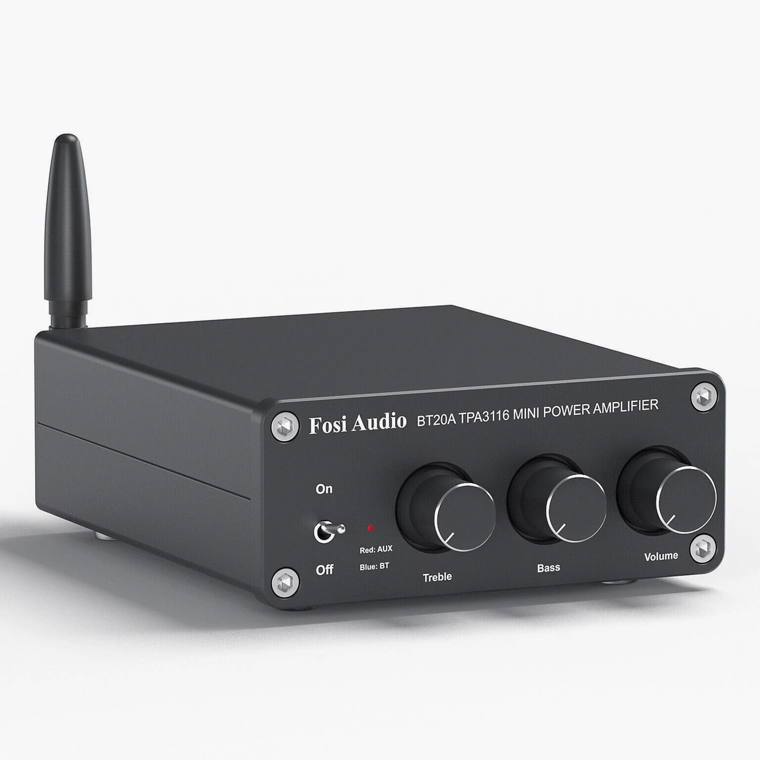 Fosi Audio BT20A Bluetooth 5.0 Stereo Audio 2.0CH Amplifier Receiver Mini Hi-Fi