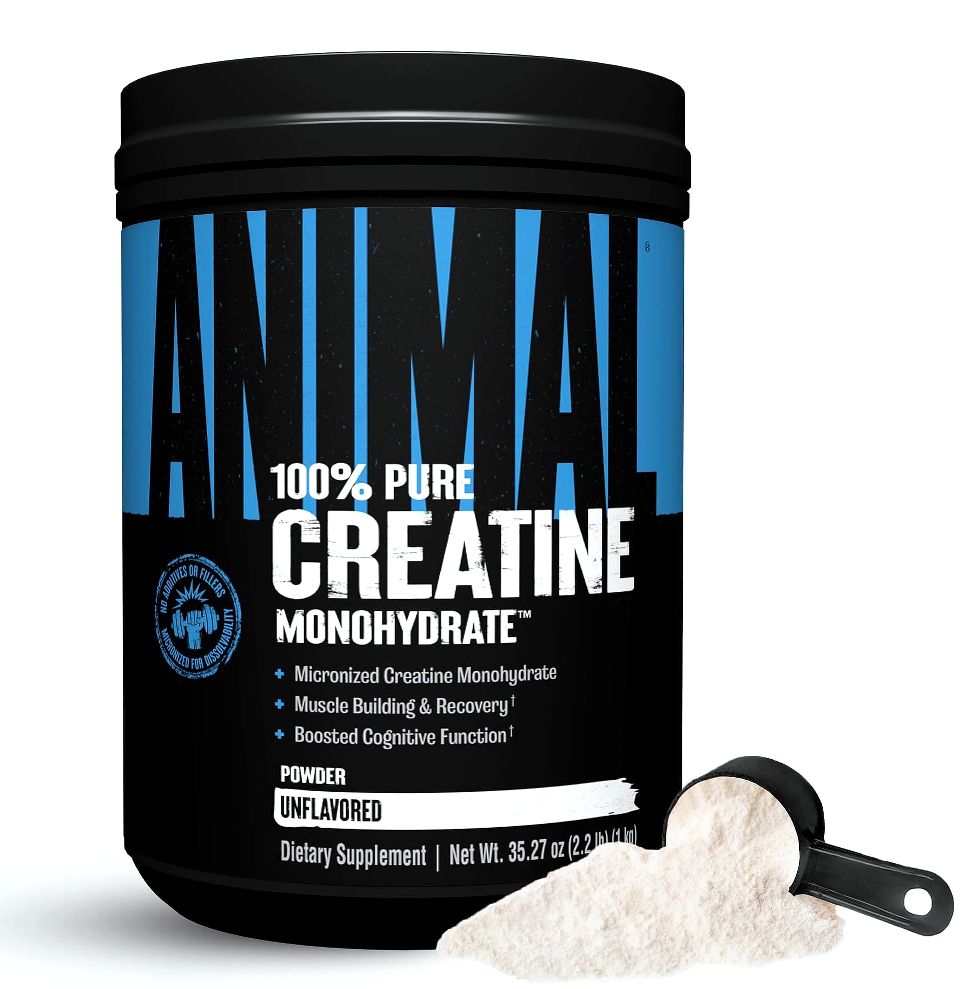 Animal Creatine Monohydrate Powder 300g Micronized