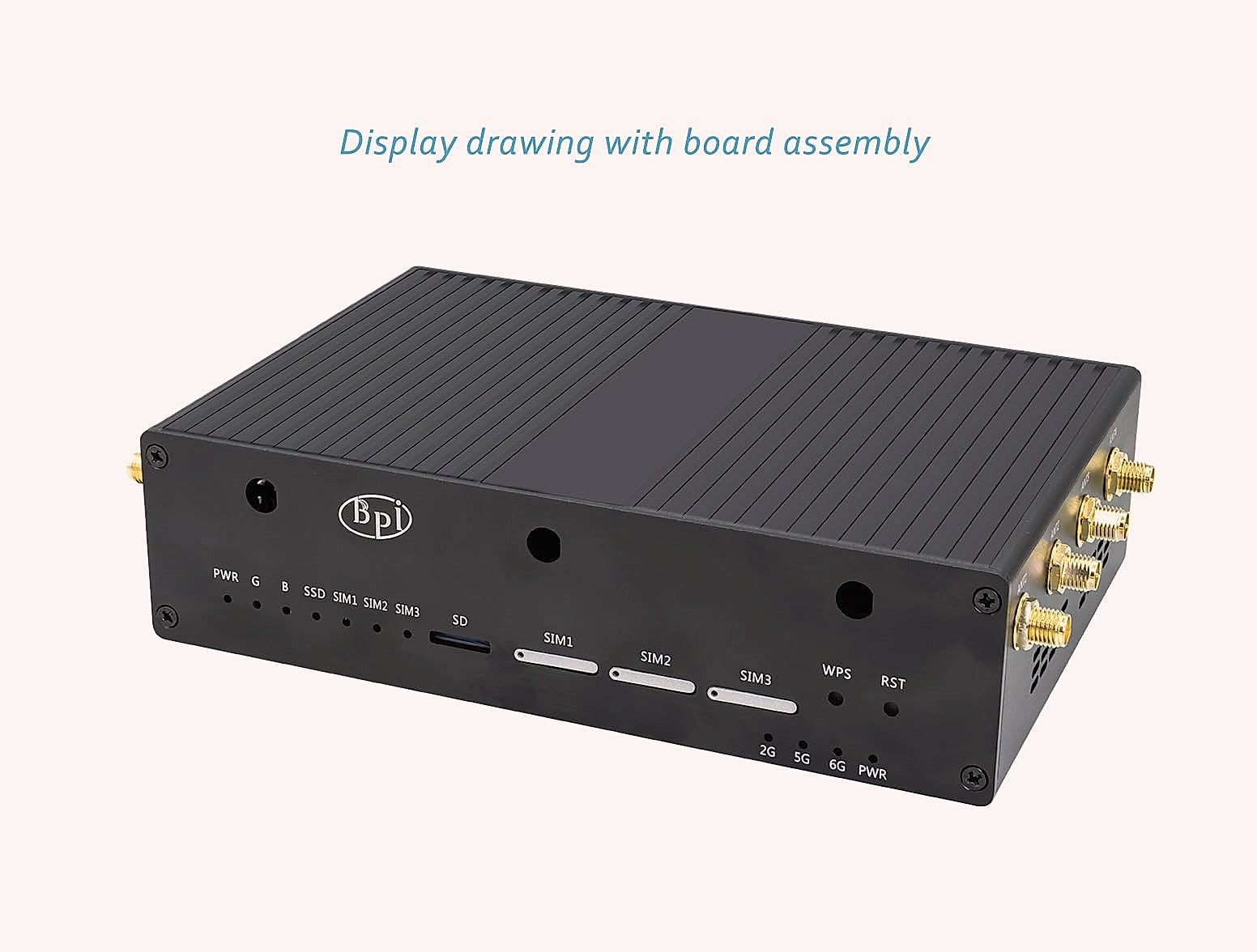 youyeetoo Banana Pi BPI-R4 Metal Case