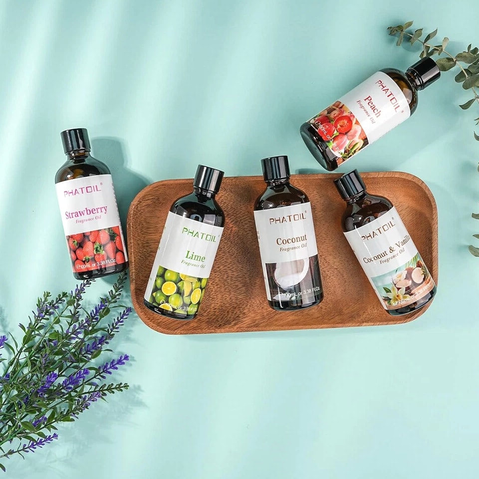 3.38FL.OZ Fruity Fragrance Oils for Aromatherapy,Diffuser,Candle and Soap Making