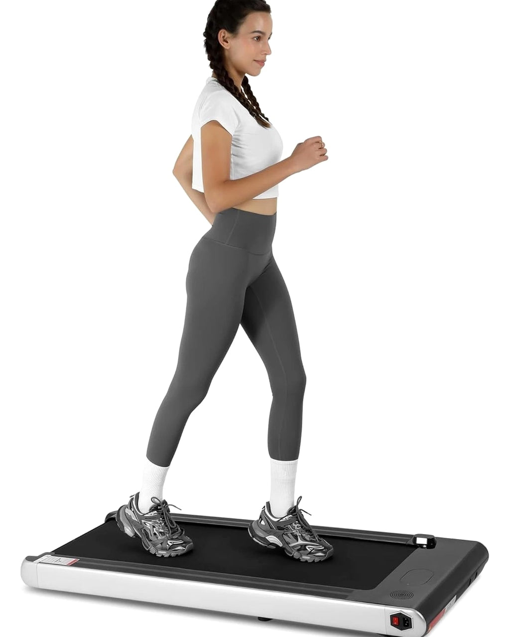 2.25HP Walking Pad Treadmill with Remote, Walking Pad Incline, Home Office