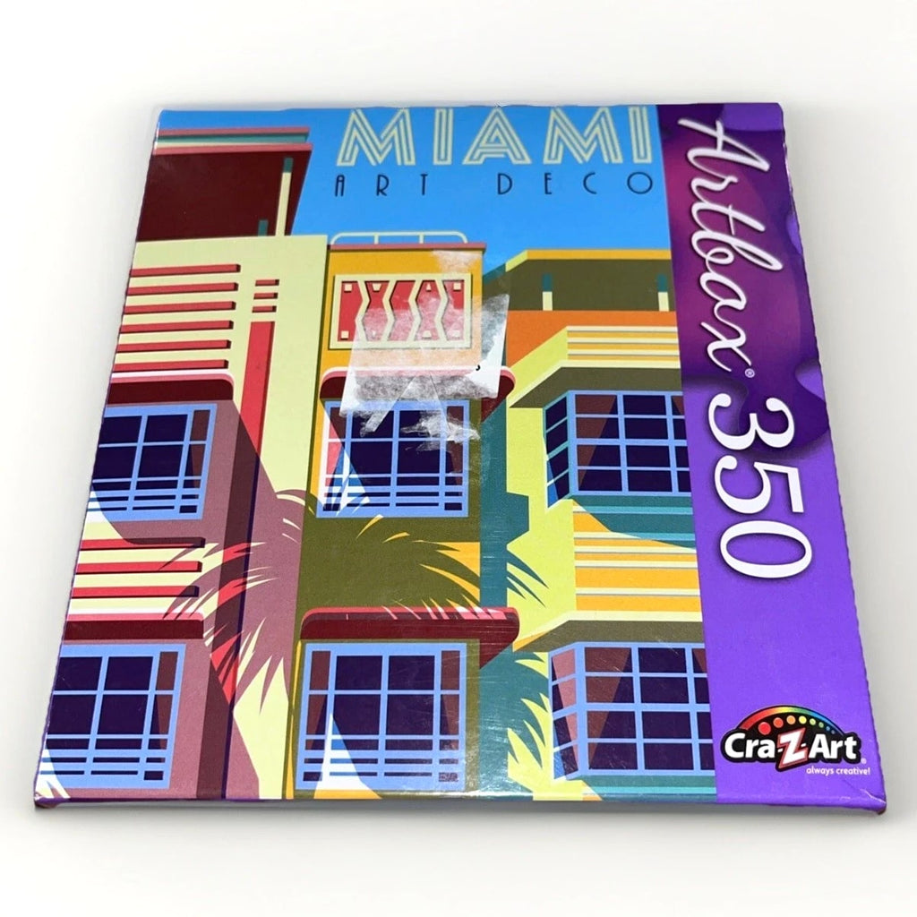 Miami Art Deco Puzzle 350 Pieces Colorful Buildings NEW SEALED Artbox