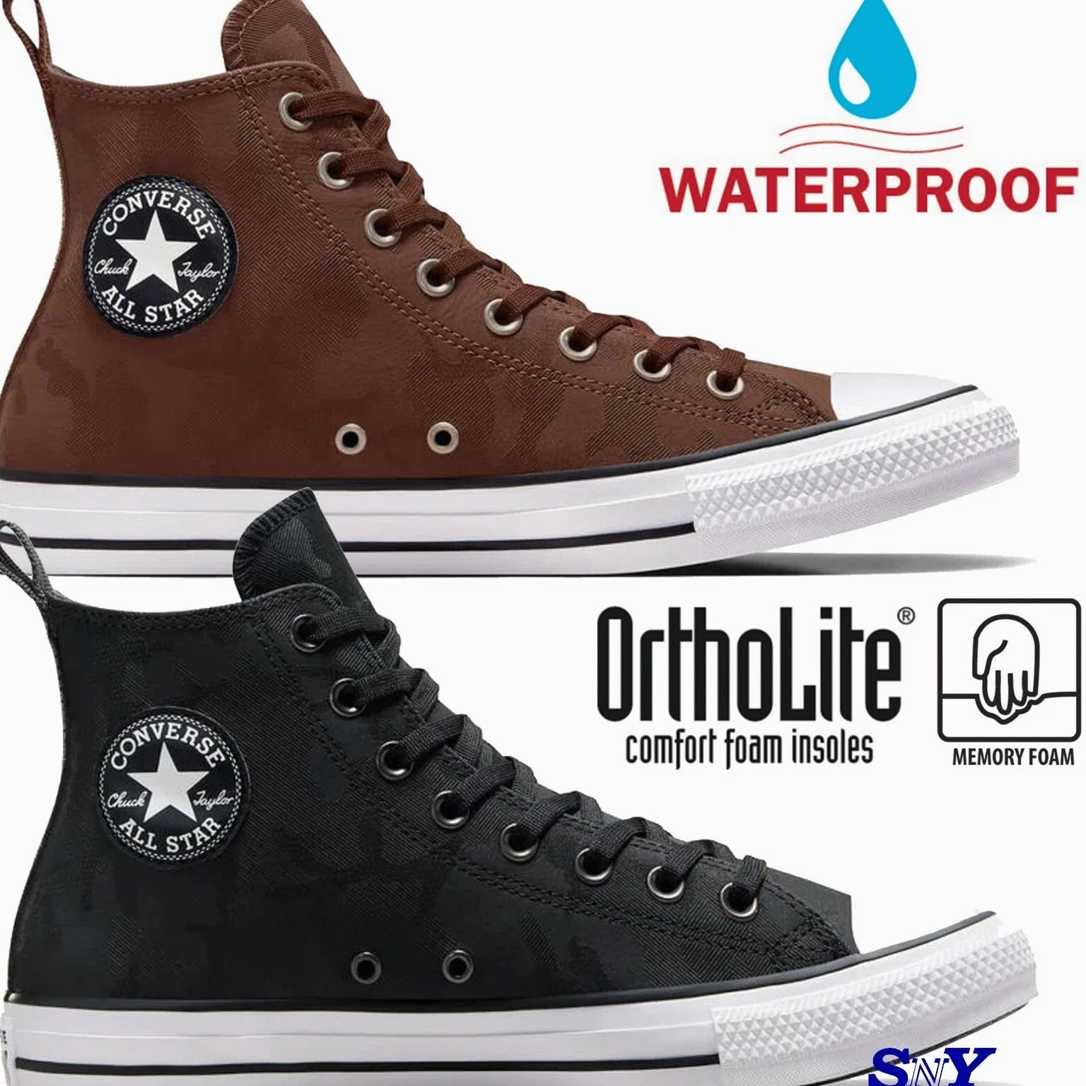 CONVERSE Men's Chuck Taylor All Star TecTuff Waterproof Shoes Sneakers Kicks NEW