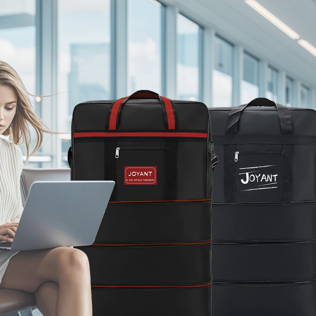 Expandable Duffle Luggage Bag 1200D Foldable Travel Bag 32"/42" w/Rolling Wheels