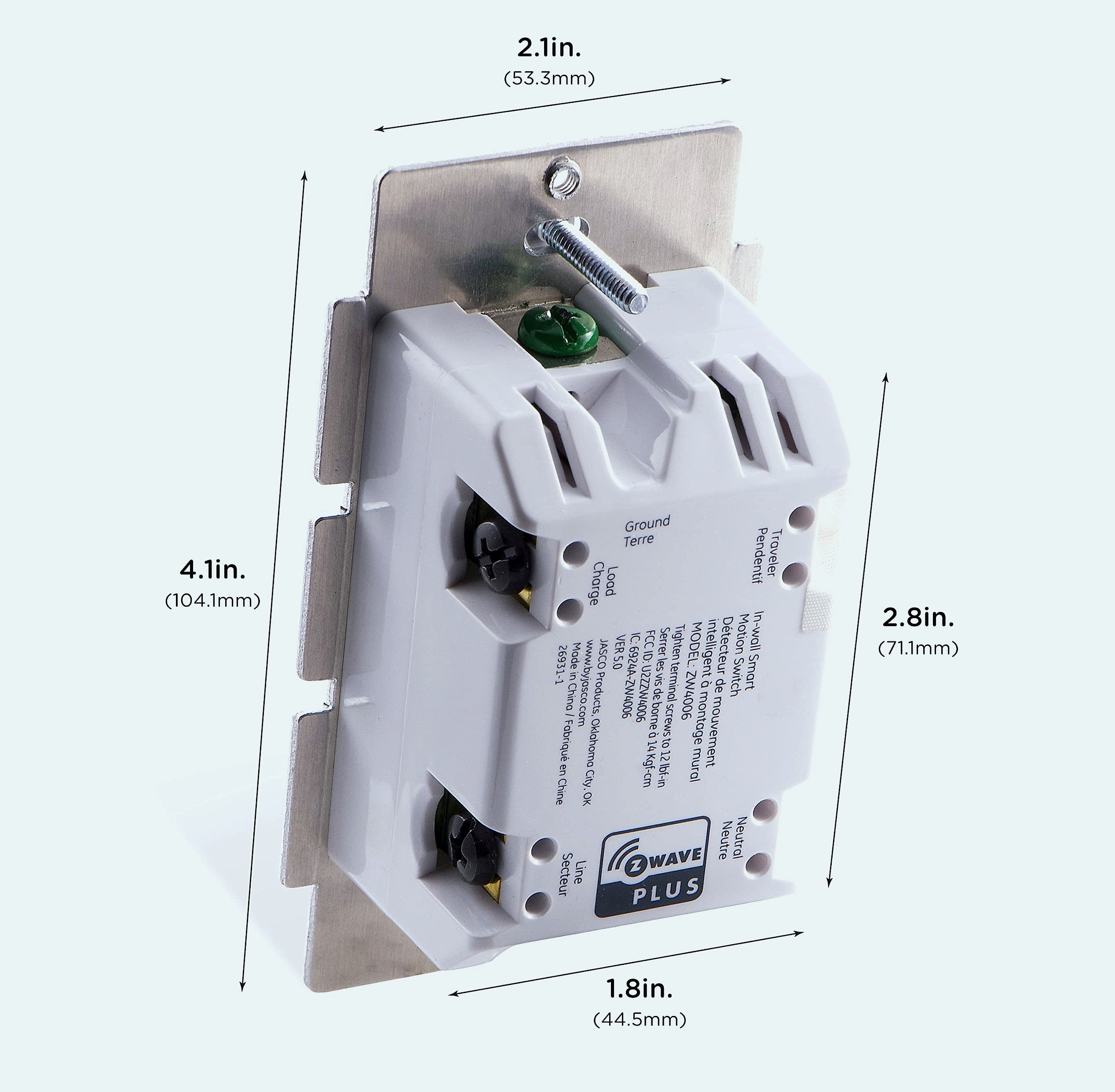 Enbrighten 26931 Z-Wave Smart Motion Sensor Light Switch
