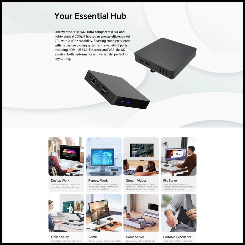 Mini PC Office Use, Powerful, Silent Promotion