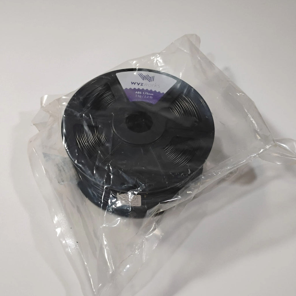 WYZ Works 1 KG Spool Black ABS 1.75mm 3D Printer Filament