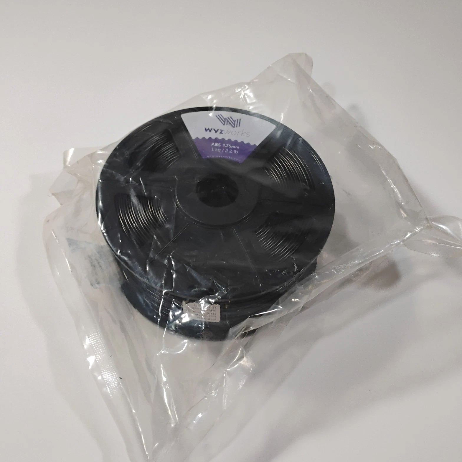 WYZ Works 1 KG Spool Black ABS 1.75mm 3D Printer Filament
