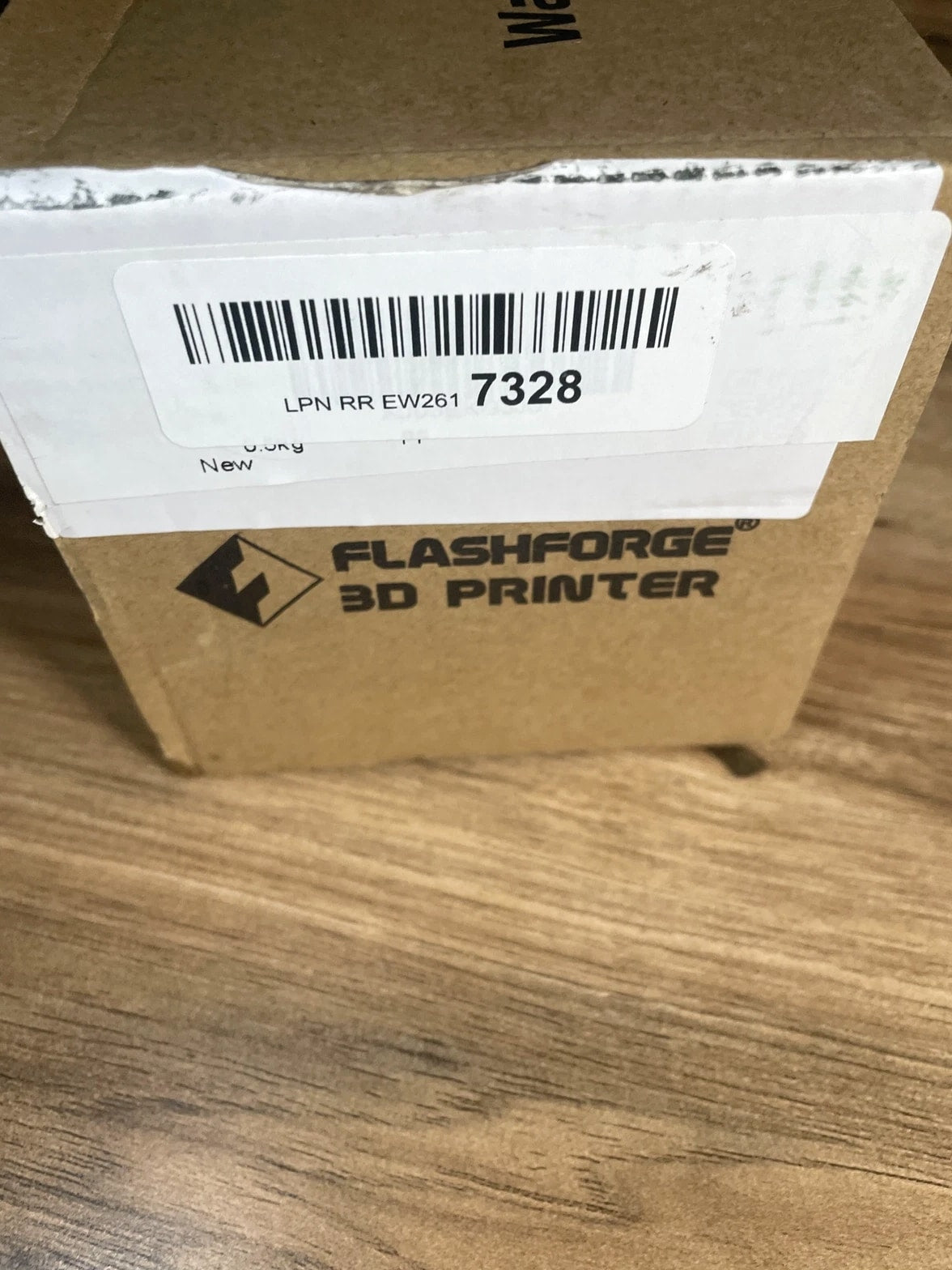 Flashforge Washable Photopolymer Resin 3D Printer 405nm - New