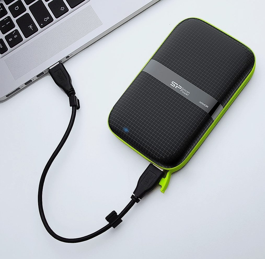 Silicon Power 4TB Rugged Armor A60 Military-grade Shockproof/Water-Resistant USB 3.0 2.5" External Hard Drive for PC, Mac, Xbox One, Xbox 360, PS4, PS4 Pro and PS4 Slim, Black