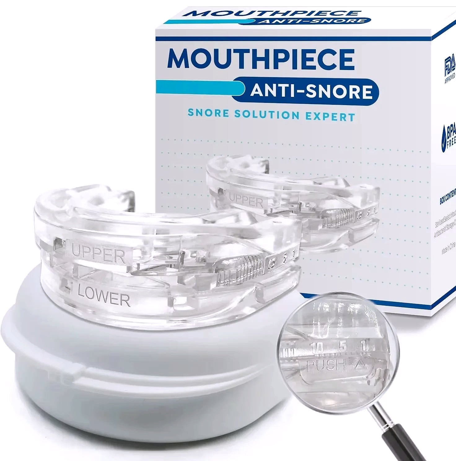 Adjustable Anti-Snoring Mouth Guard for Sleep Bruxism