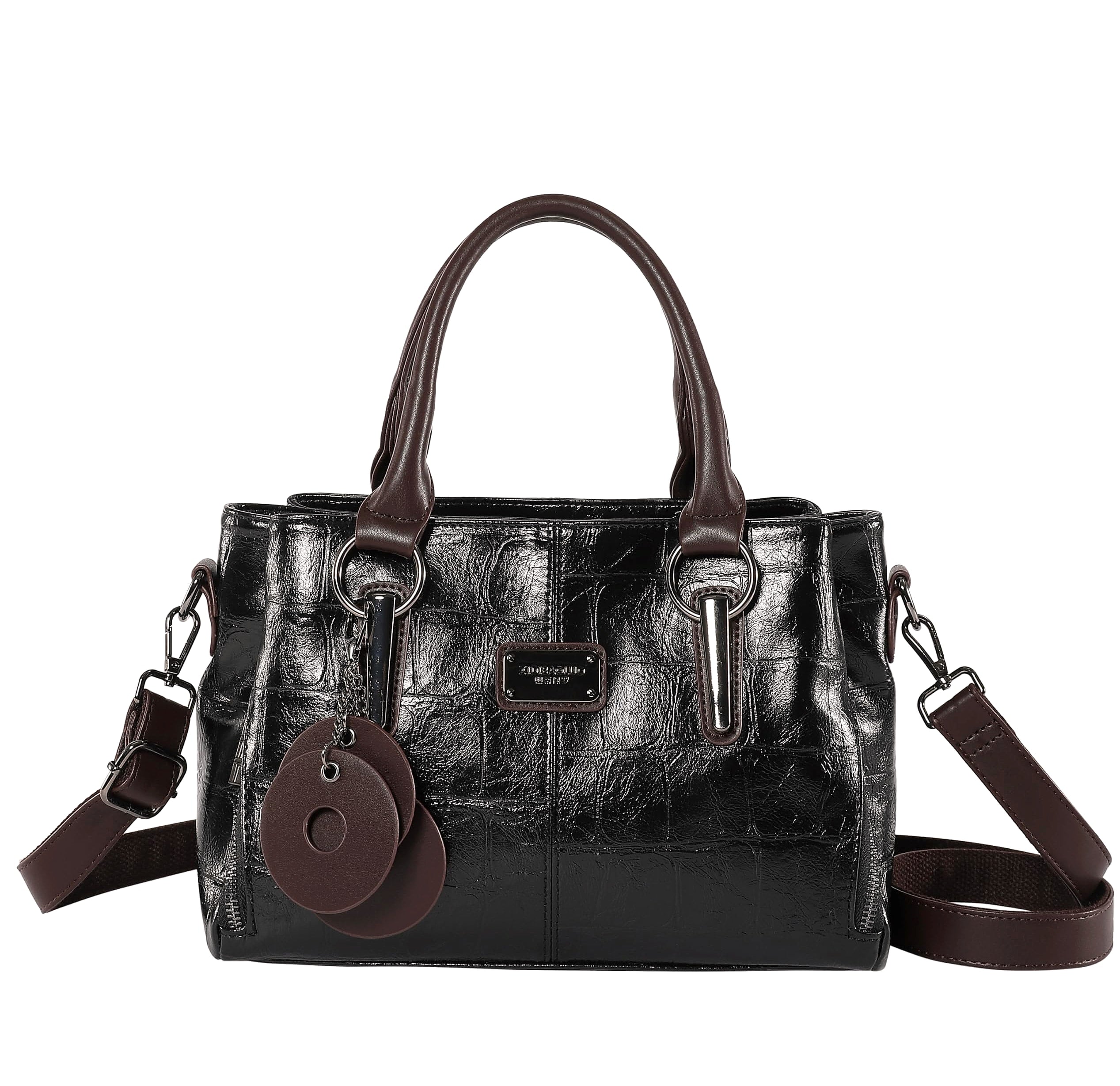 mcuvaec Vegan Leather Tote Bag for Women with Compartments