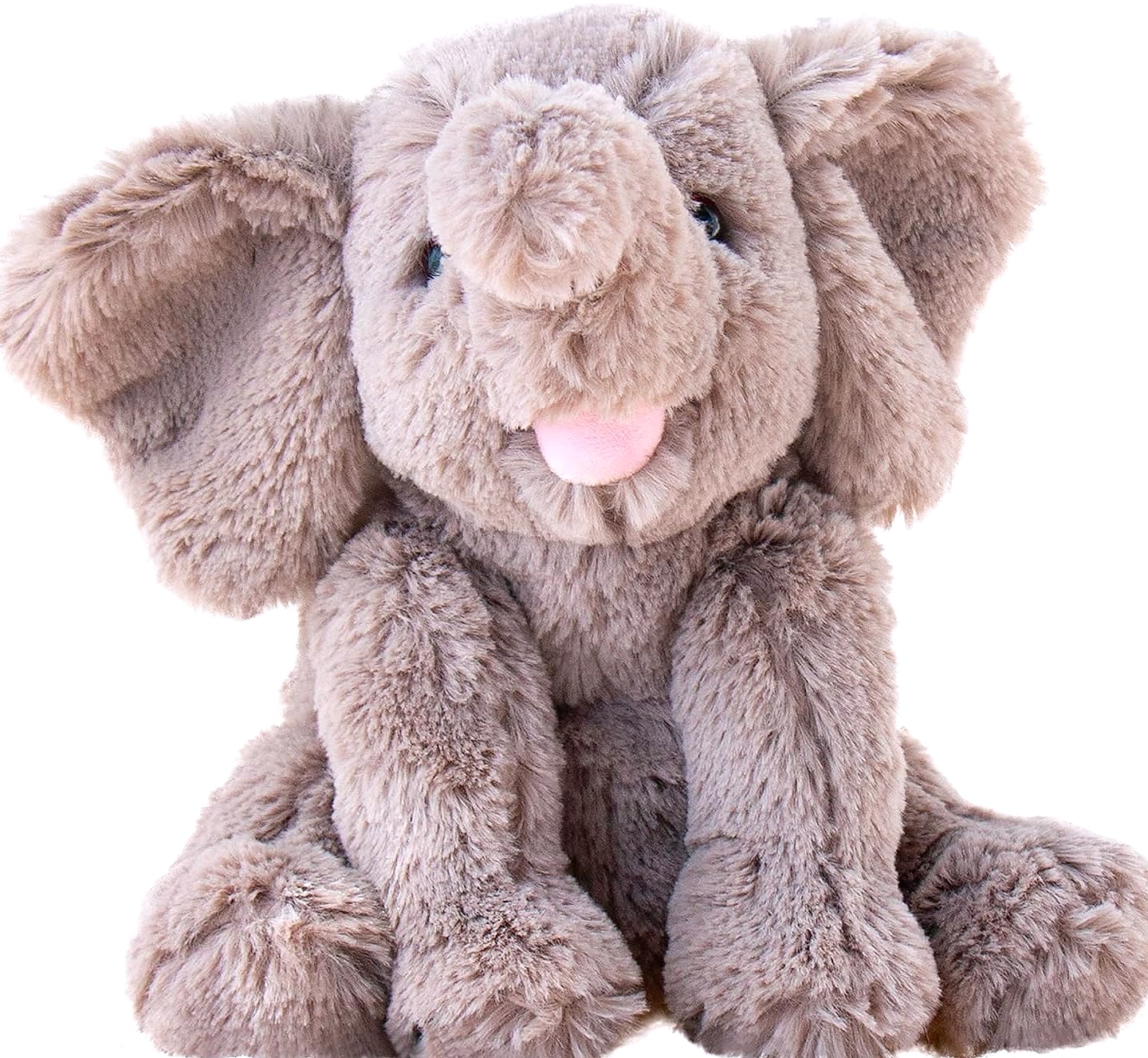 Hopearl Plush Calf Elephant Stuffed Animal, 9 Inch Soft Toy