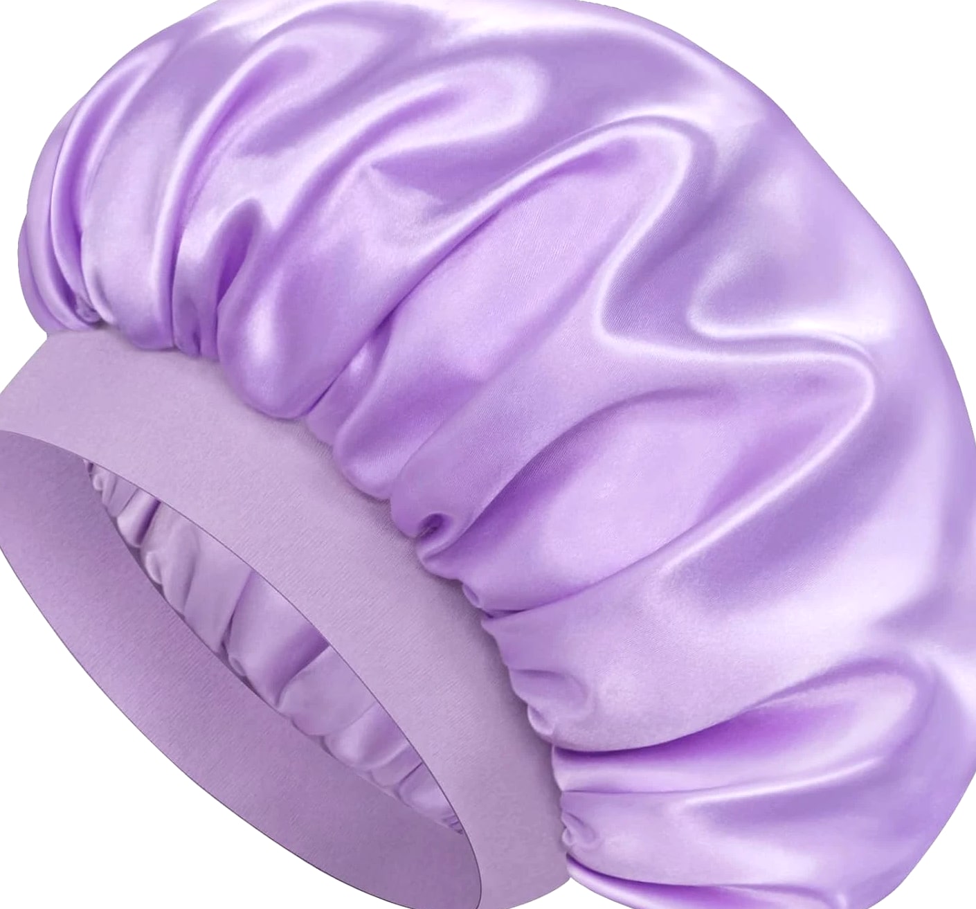Satin Silk Bonnet for Sleeping, Double Layer Silk Sleep Cap, Soft Satin Lined