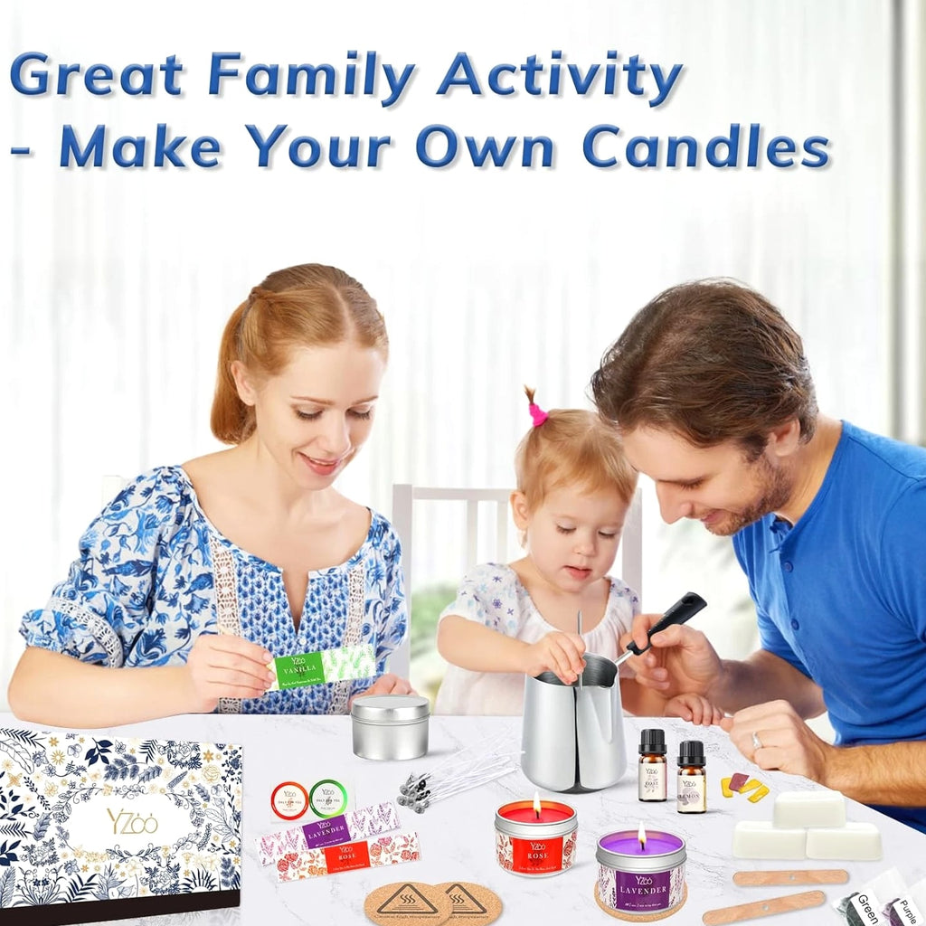Complete Candle Making Kits for Adults & Beginners, DIY Candle Making Supplies