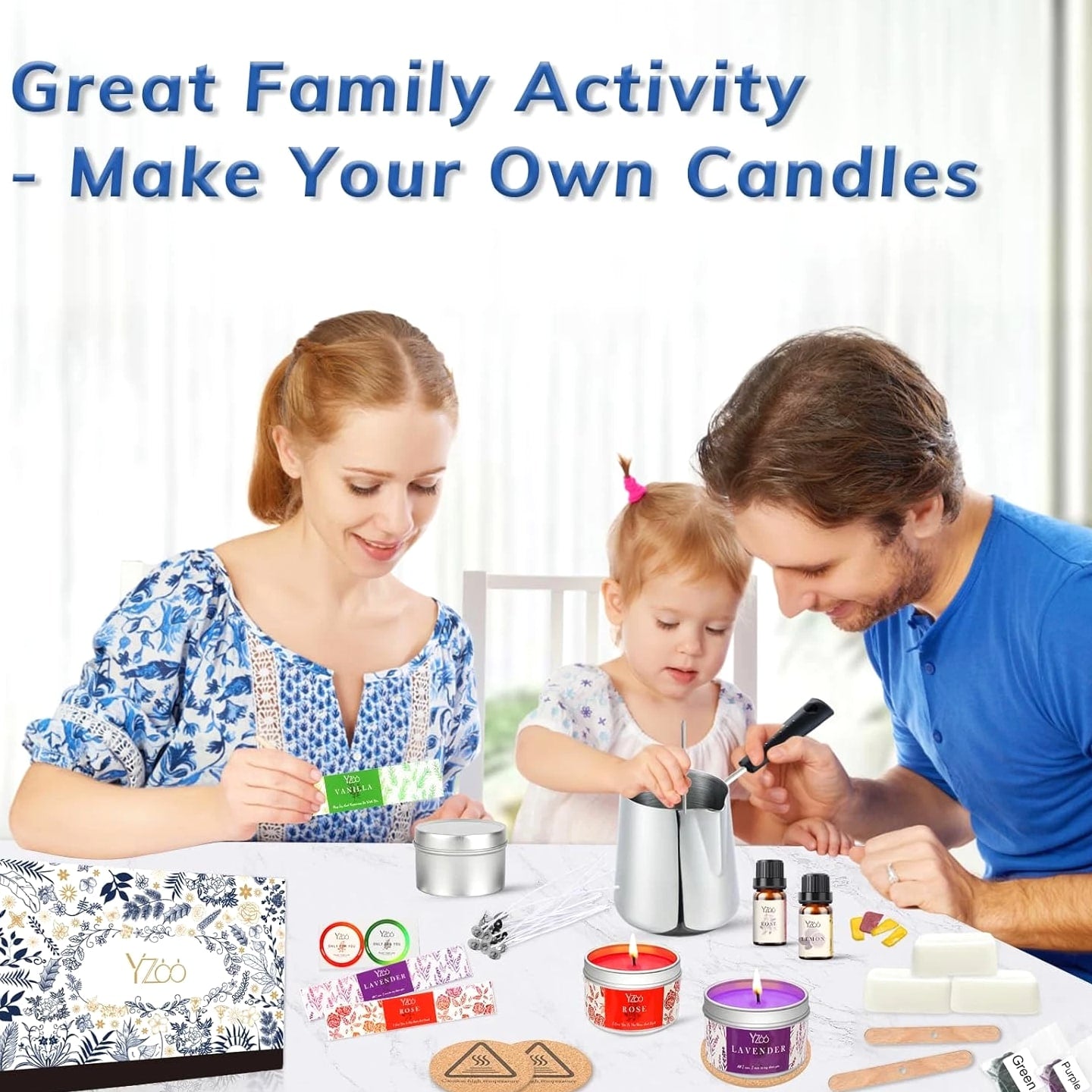 Complete Candle Making Kits for Adults & Beginners, DIY Candle Making Supplies