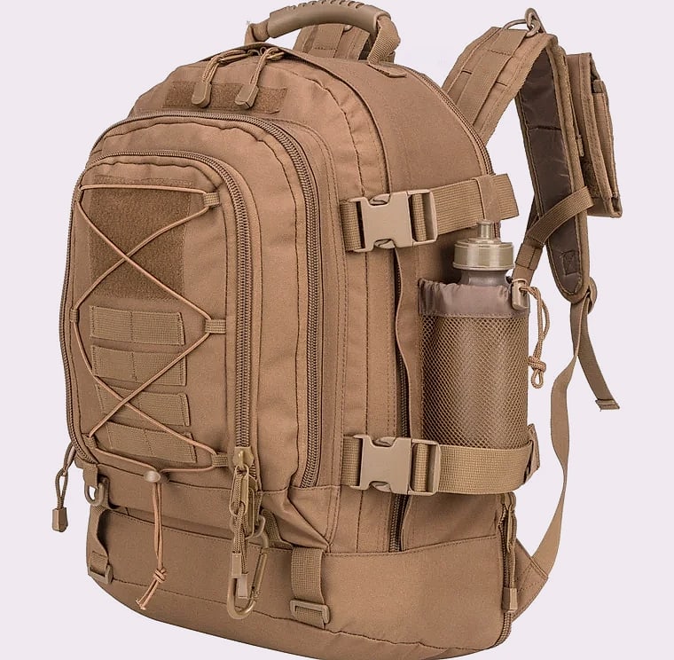 LQARMY 60L Tactical Backpack with MOLLE System