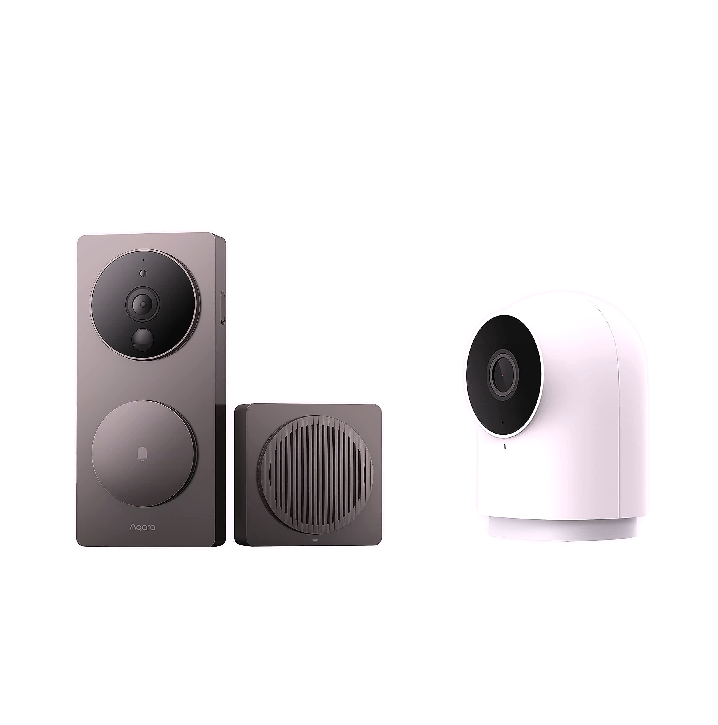 Aqara Video Doorbell G4 with Chime and Hub G2H Pro