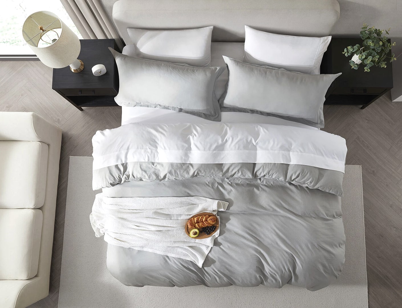 3 Pc Duvet Cover Set, King/Queen Soft Pre-Washed Comforter Cover & Pillow Shams