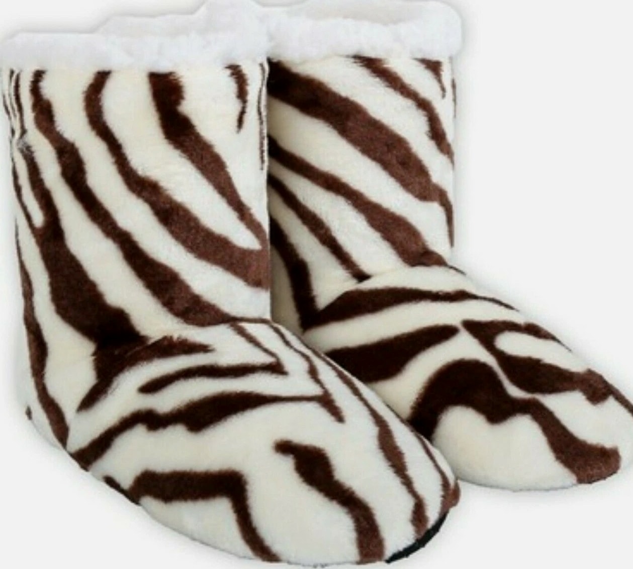 Women's Cozy Non Slip Grip Indoor House Bootie Slippers In Sizes S/M