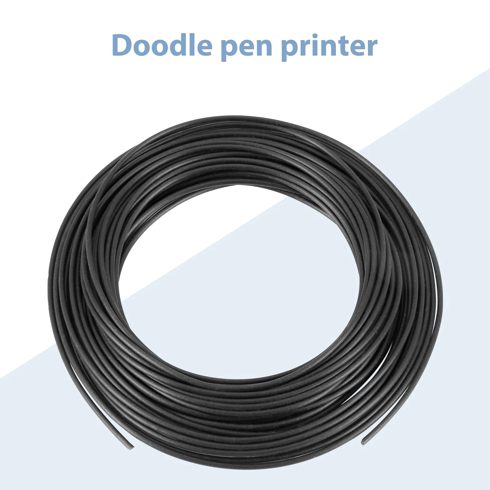 10M ABS 3D 1.75mm Printer Filament for 3D Scribble Pen Printers - Black E9D6