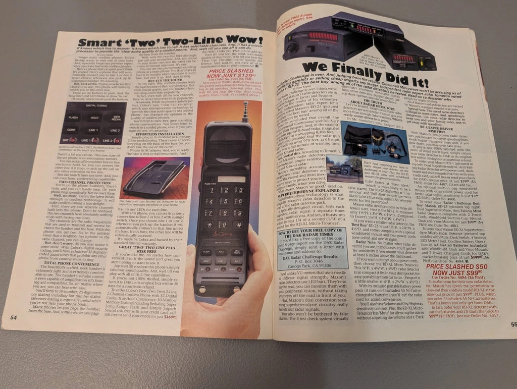 DAK Summer 1990 Catalog - Vtg 90s Ads Early 1990s Computer Electronics Gadgets